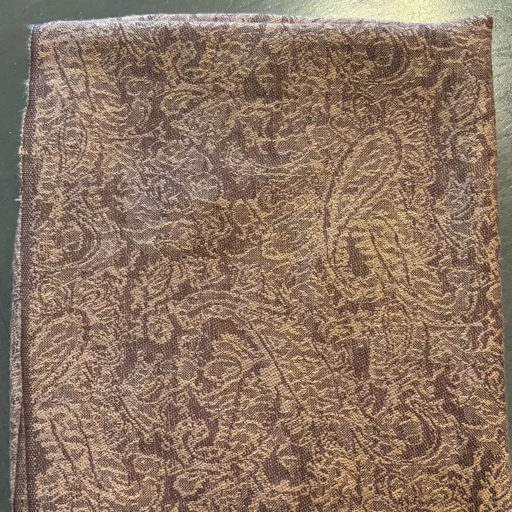 Pashmina Jacquard Paisley Double-Sided Two Tone Shawl Wrap Vintage Scarf